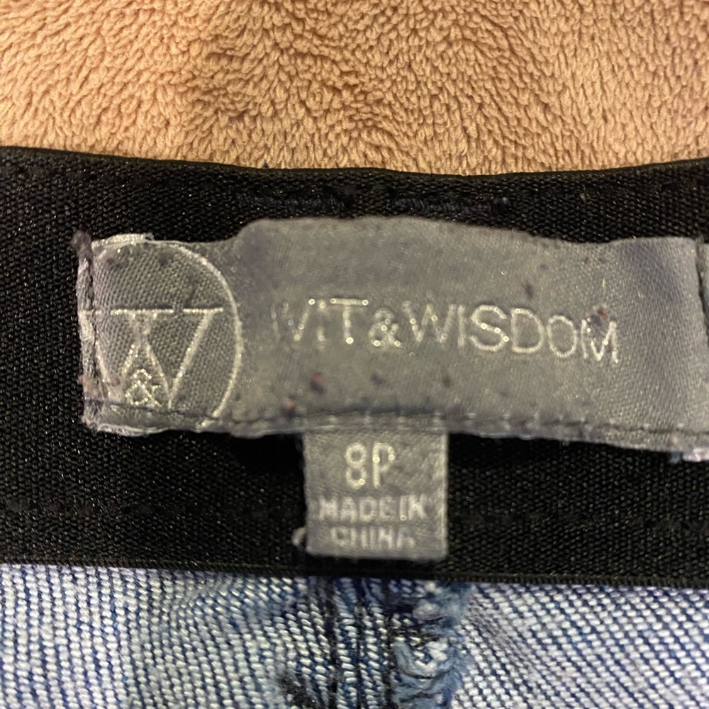 Wit & Wisdom Blue Straight Leg Jeans - Picture 4 of 8